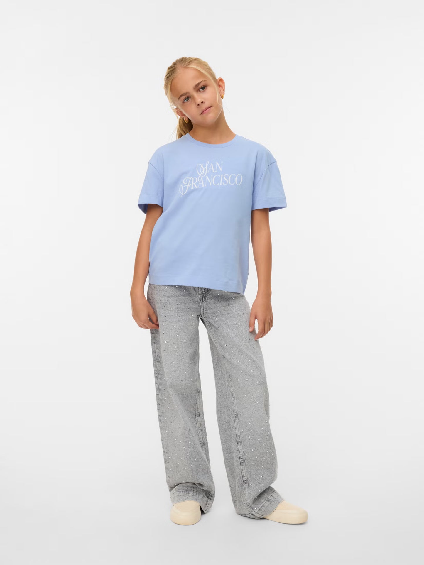 VMVICTORIA METTE SS TOP BOX JRS GIRL
