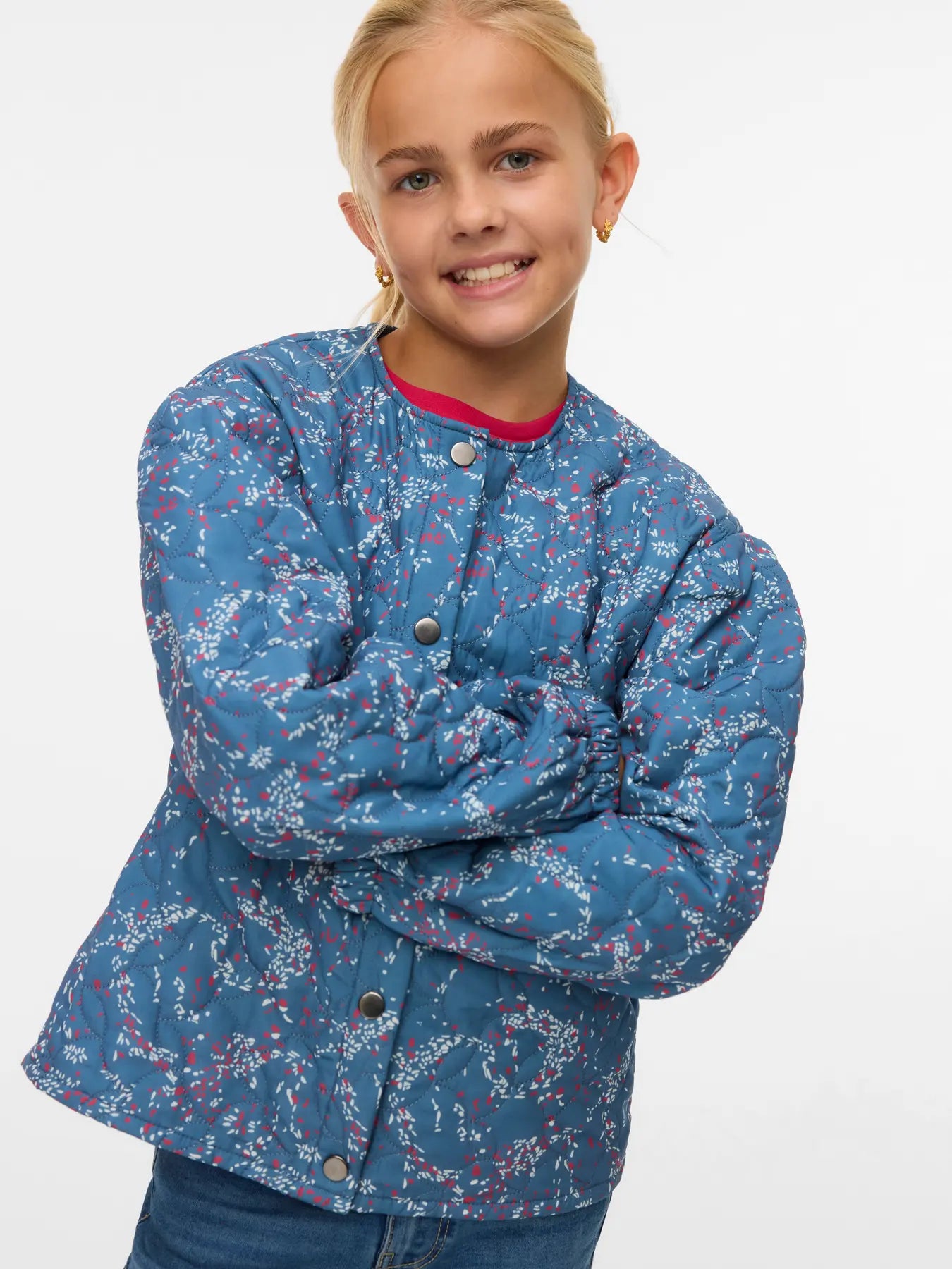 VMIRIS MON QUILT CARDIGAN WVN GIRL