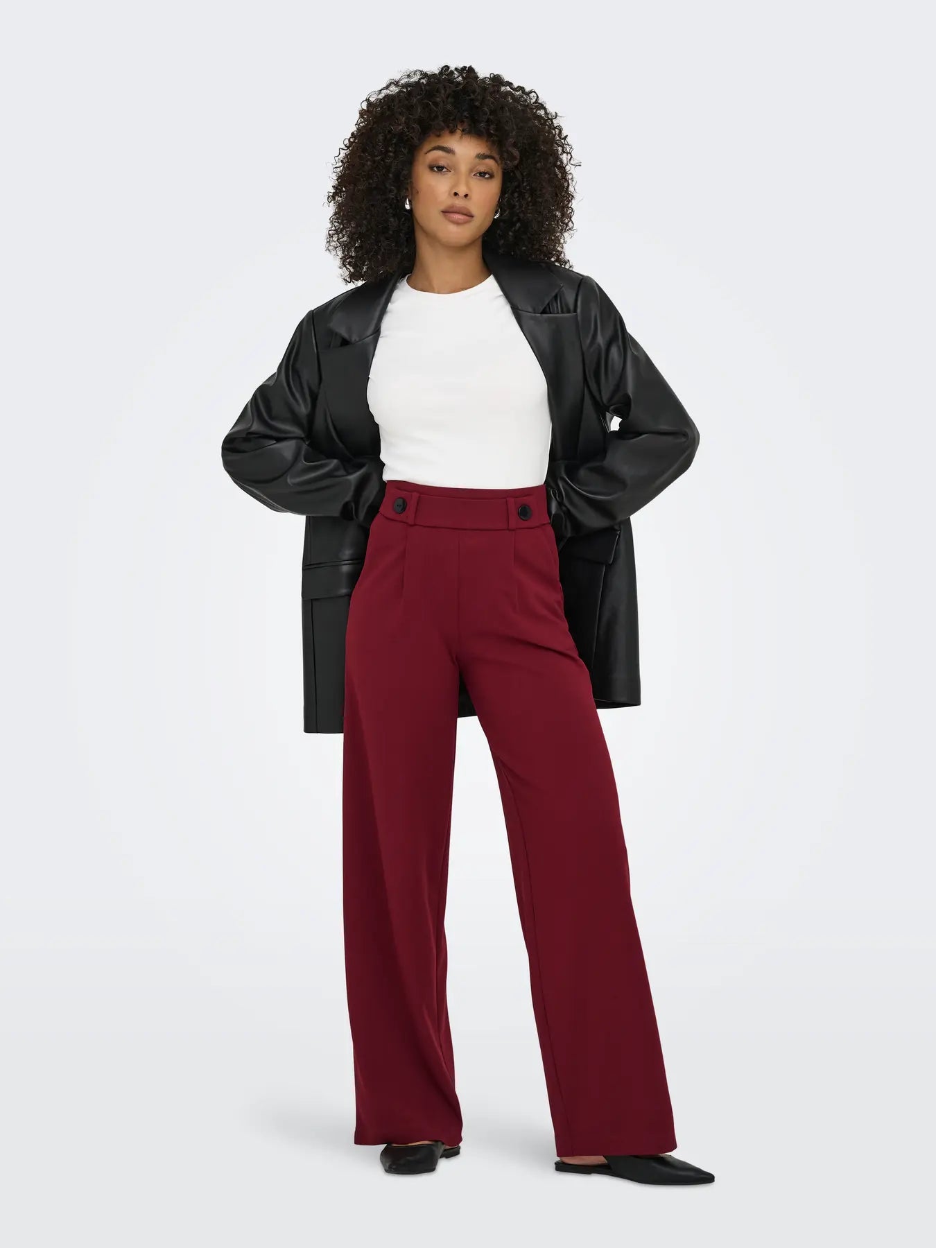 JDYGEGGO LIFE NEW LONG PANT WINE