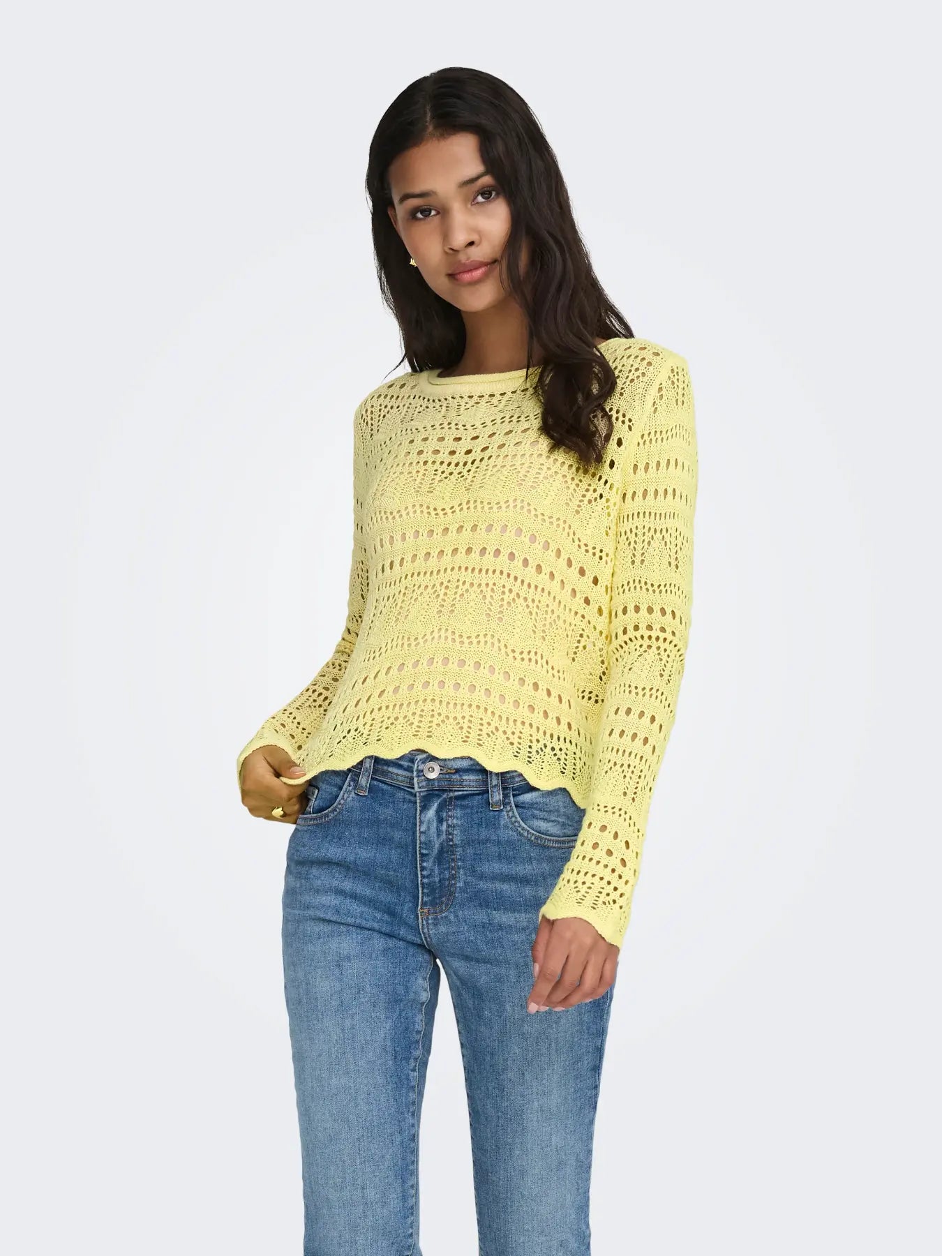 JDYSUN LAY L/S BOATNECK PULLOV