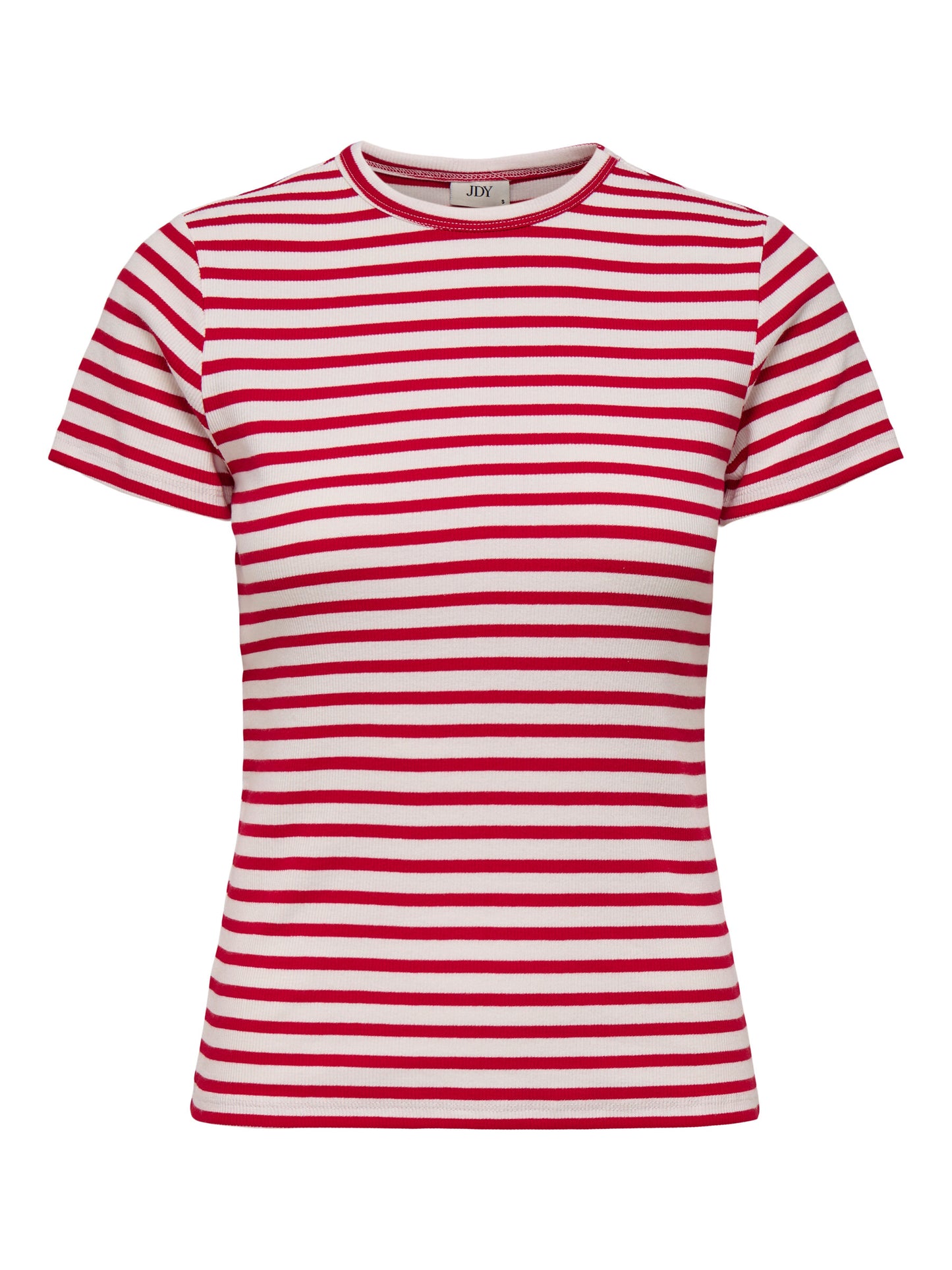 JDYSOLAR S/S O NECK TOP RED