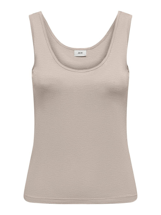 JDYMILA S/L TANK TOP BEIGE