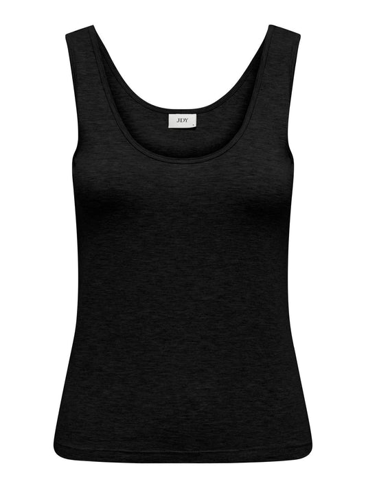JDYMILA S/L TANK TOP BLACK