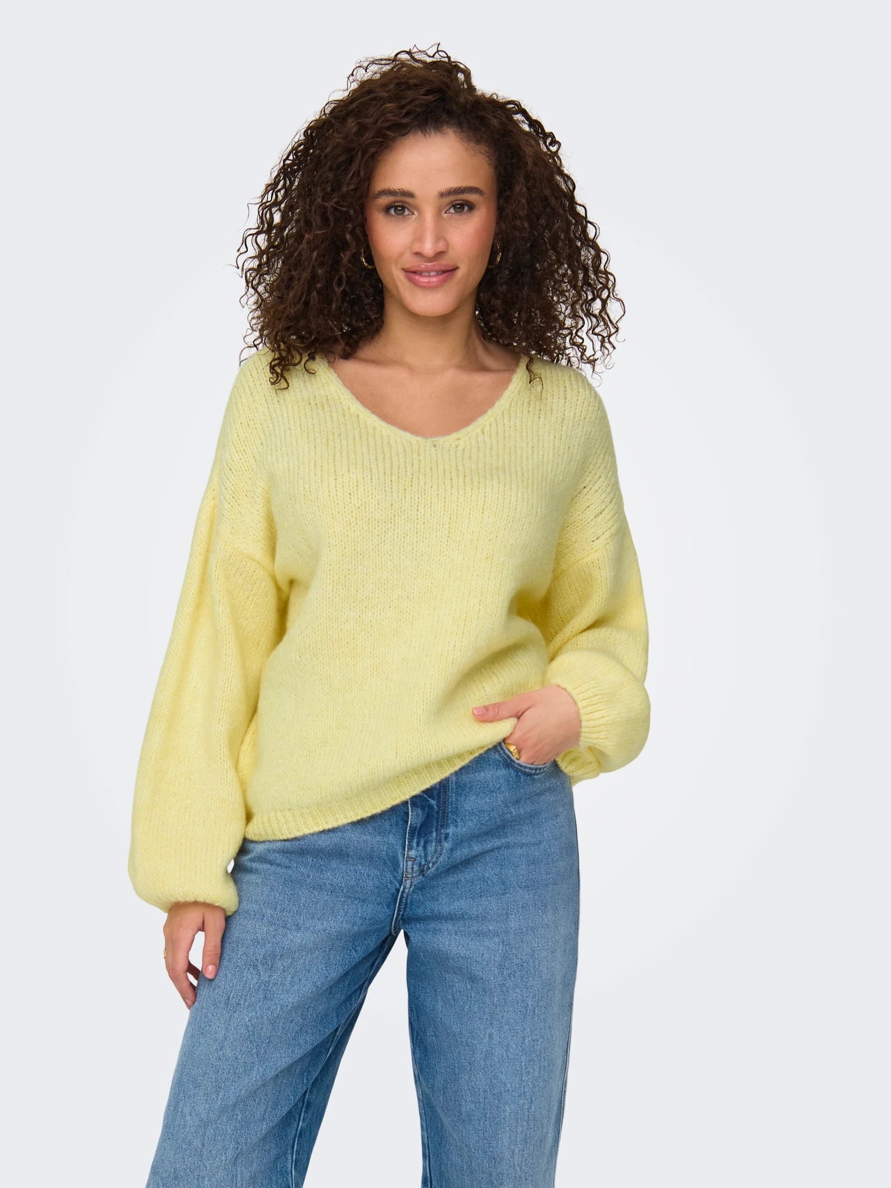 JDYDINEA L/S REVERSIBLE PULLOV. KNT