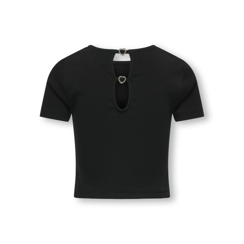 KOGRENE LIFE S/S OPEN BACK TOP BLACK