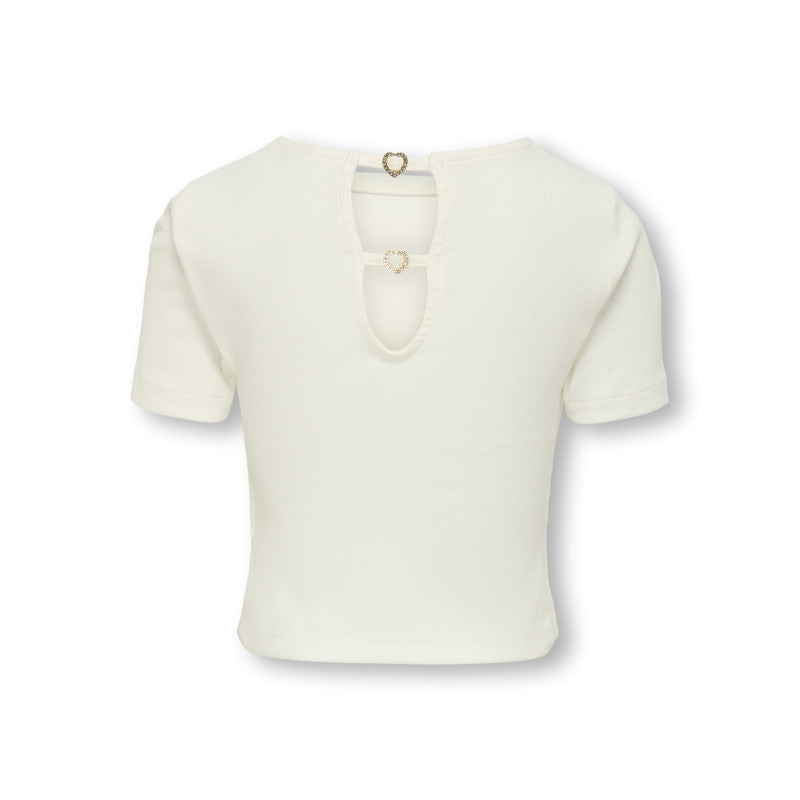 KOGRENE LIFE S/S OPEN BACK TOP CREAM