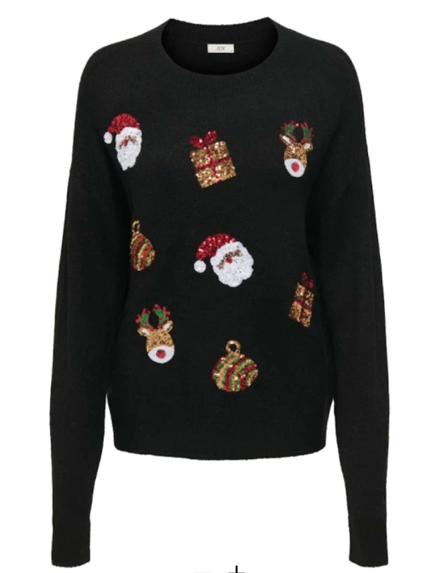 JDYSANTA L/S X-MAS O-NECK PULLOVER KNT