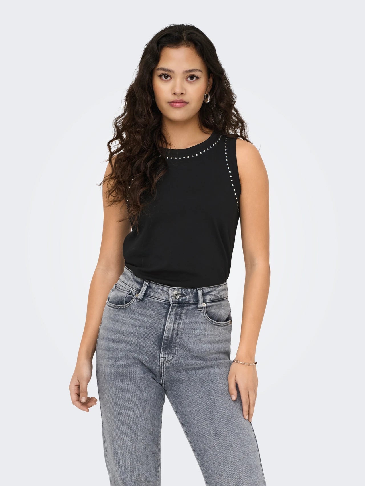 JDYBETH S/L STUD TANK TOP