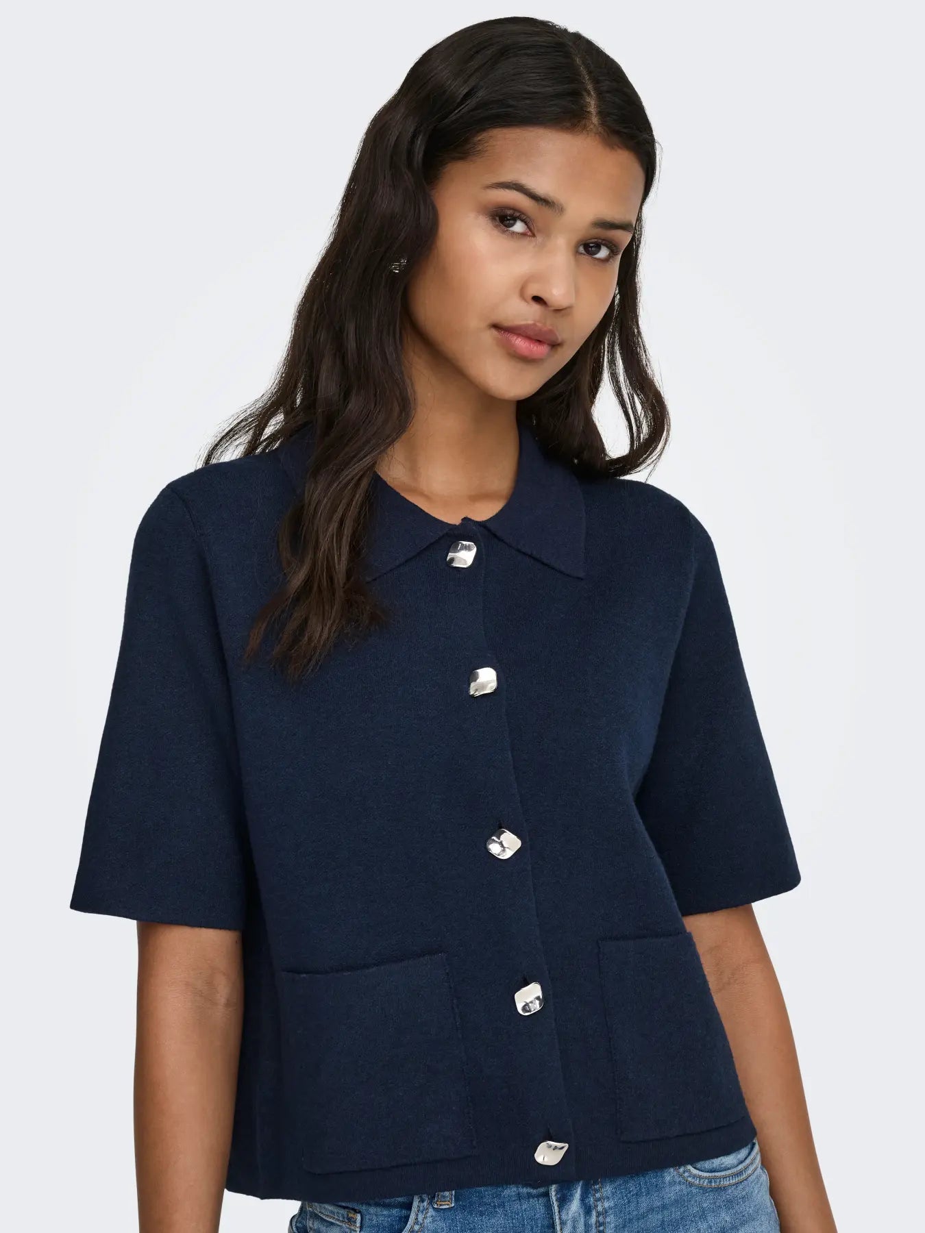 JDYPRIME LIFE 2/4 COLLAR CARDIGAN