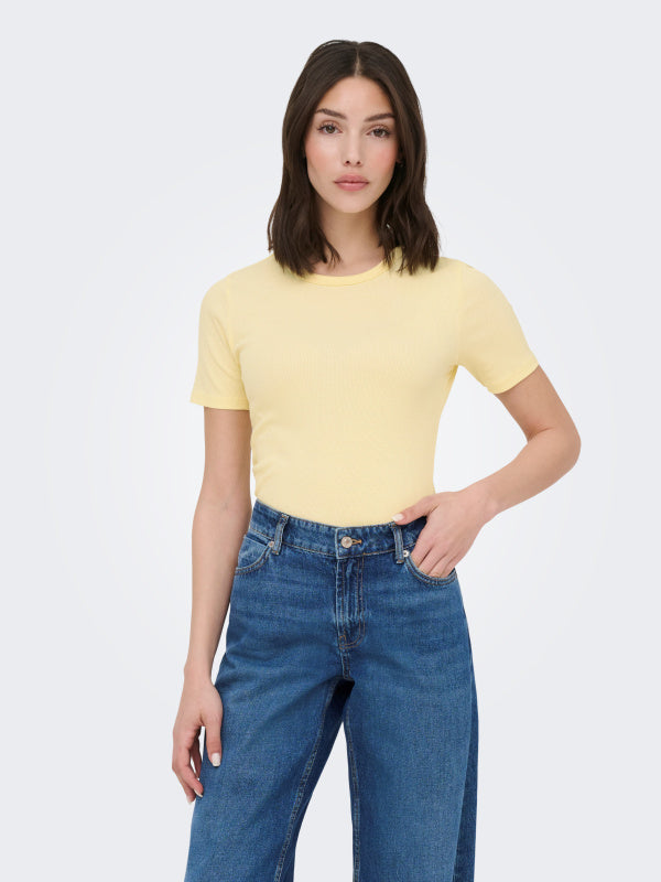 JDYLUCKY S/S O NECK TOP