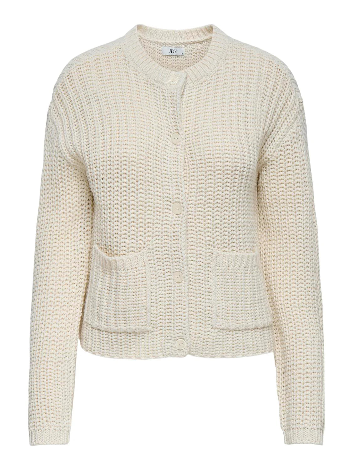 JDYMABEL L/S O-NECK BUTTON CARDIGAN