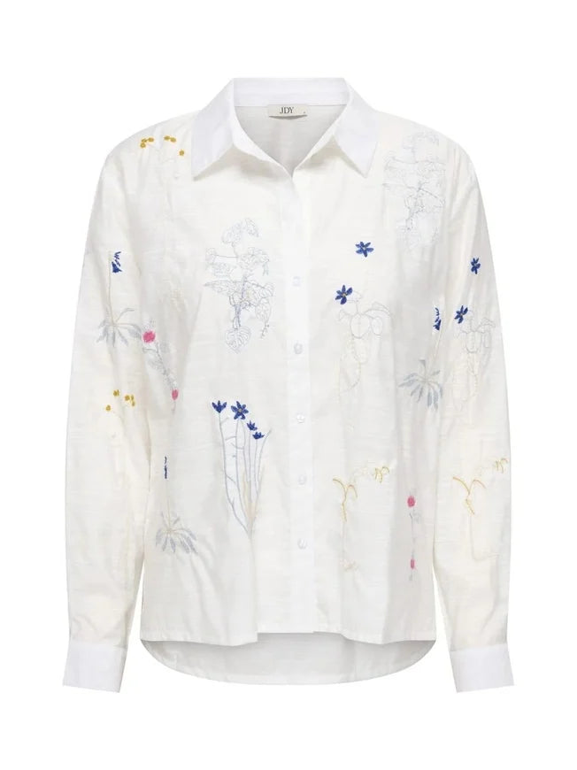 JDYRHEA L/S LOOSE EMBROIDERY SHIRT