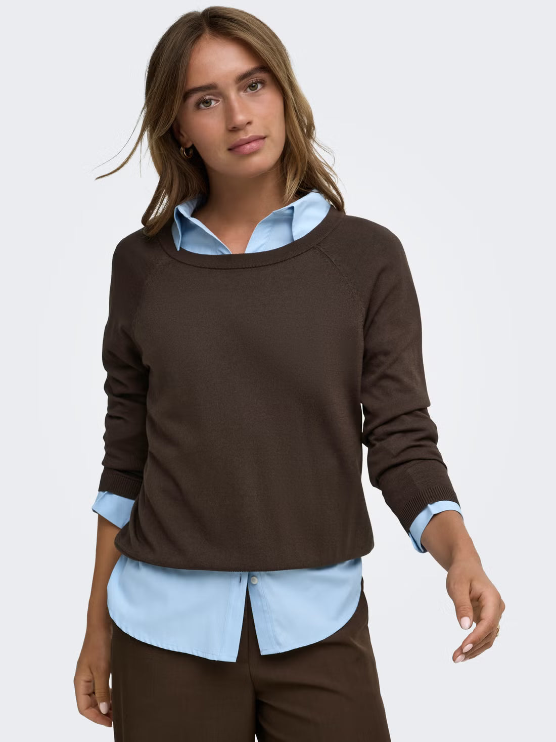 JDYLIV LIFE L/S ON RAGLAN PULLOVER KNT