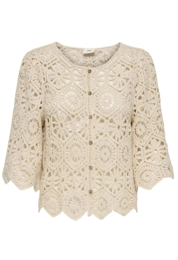JDYEMMELIE 2/4 CROCHET CARDIGAN