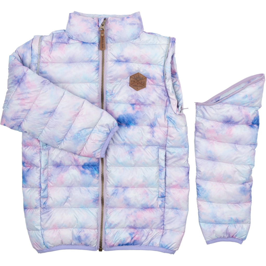Nylon puffer 2 in 1 Jacket