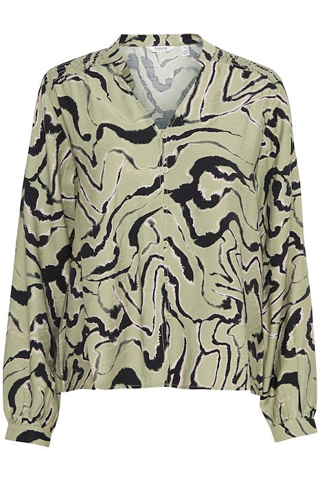 BYIHAMMA SMOCK BLOUSE - LIGHT