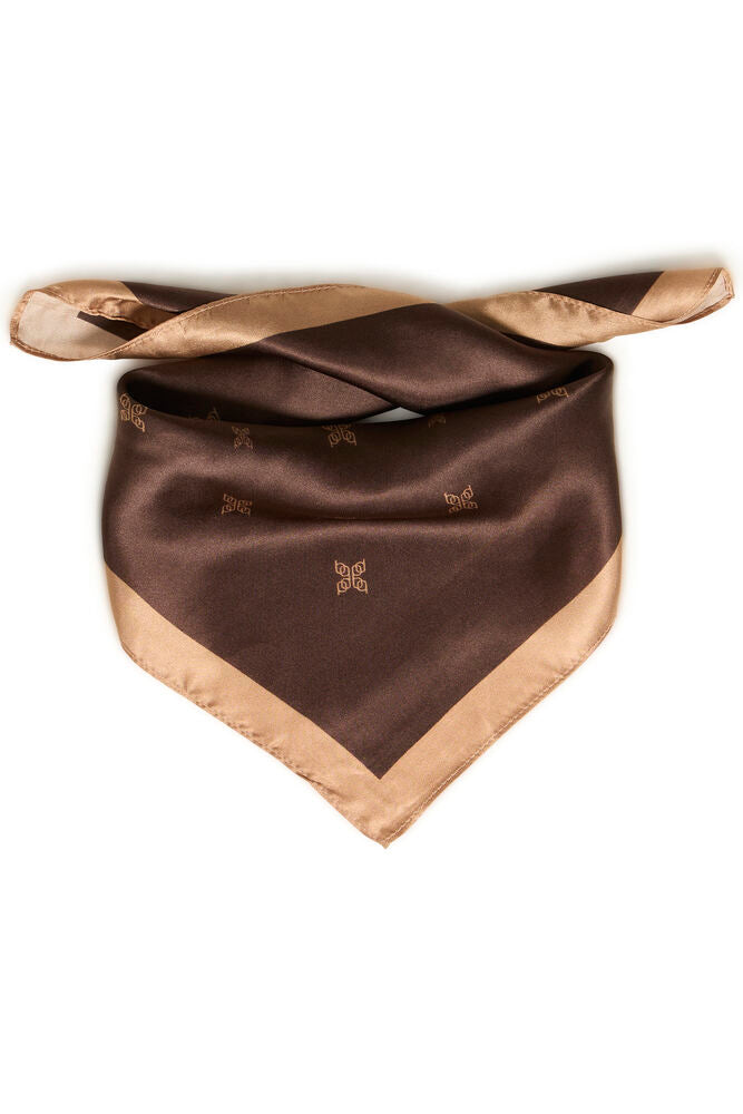 BYWIOLETTA LOGO SCARF