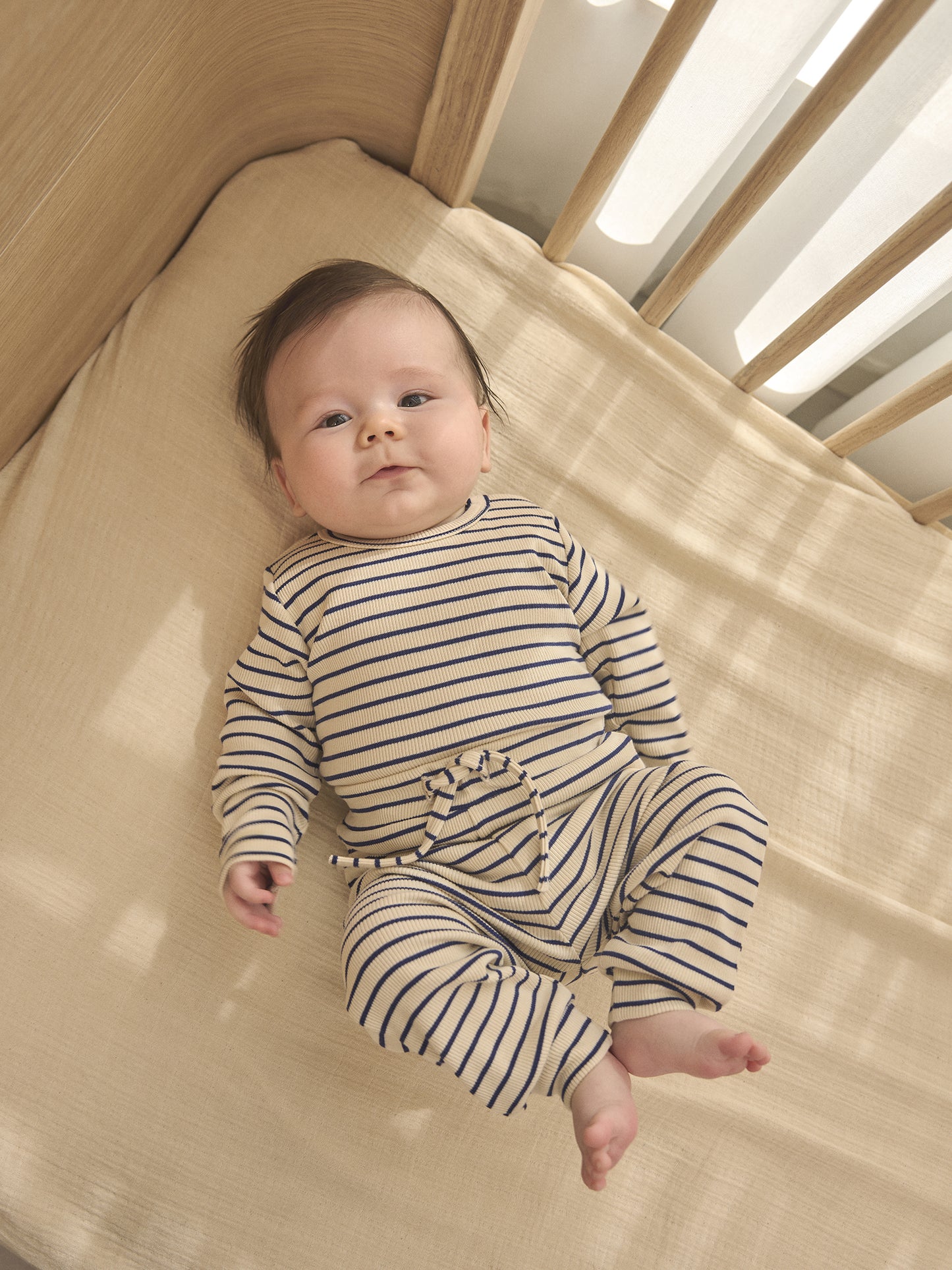 Body LS Rib Stripe