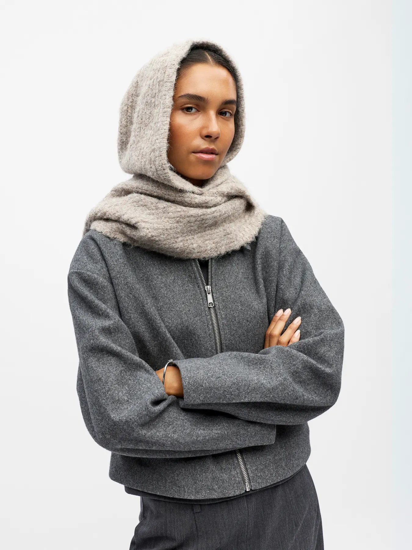 OBJMILU SCARF KNIT BALACLAVA