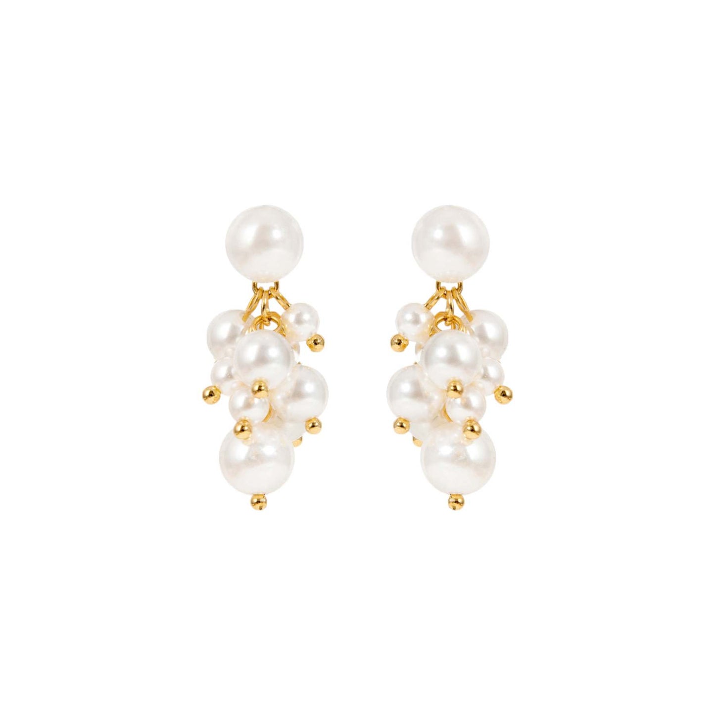 UVA ØRERINGE - FORGYLDT