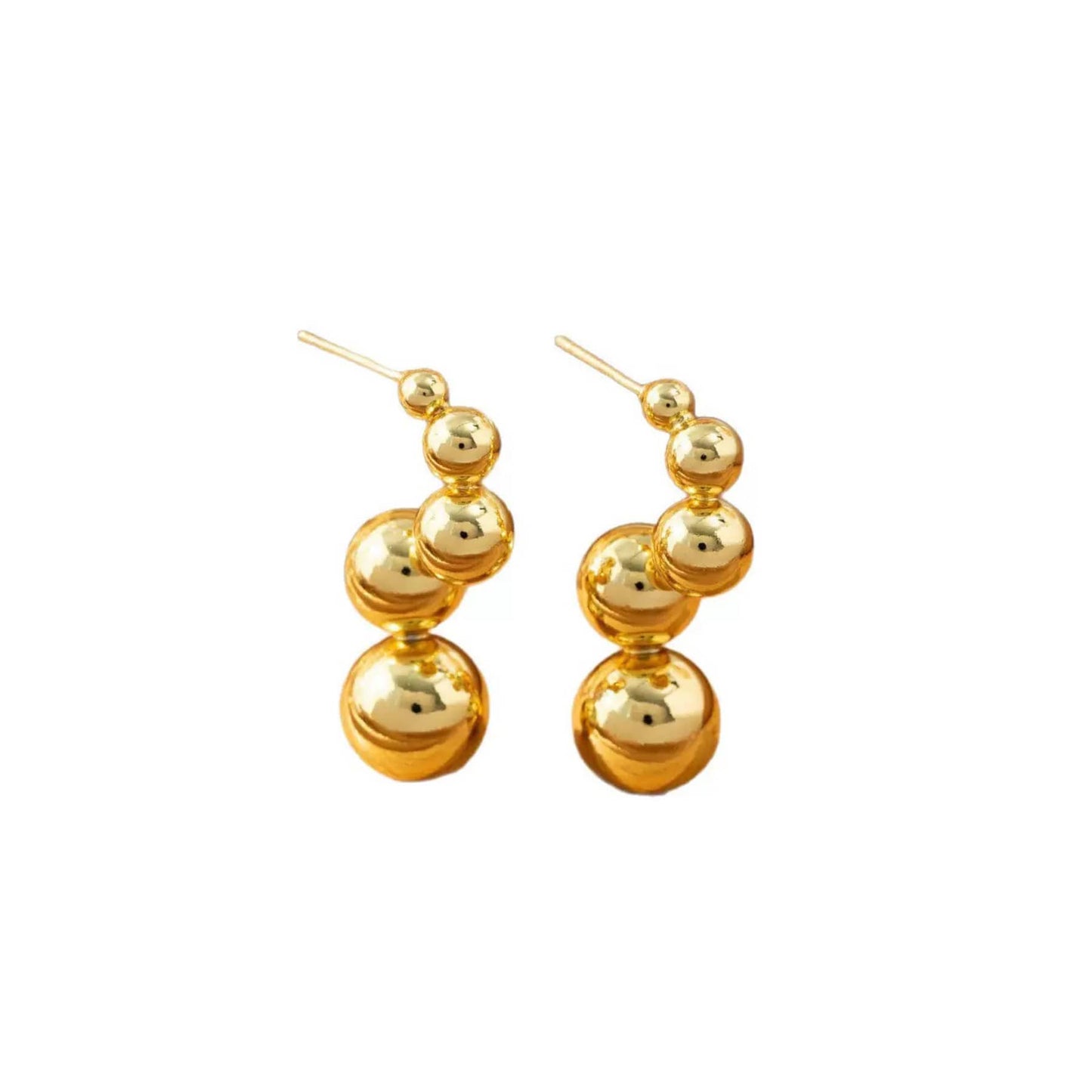 PHOEBE ØRERINGE - FORGYLDT