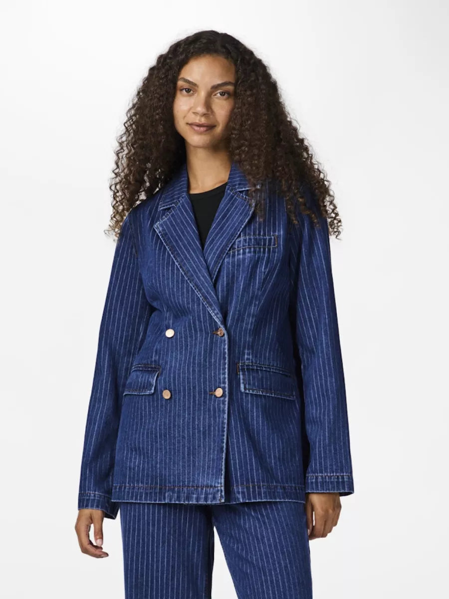 YASLOMIRA LS DENIM BLAZER