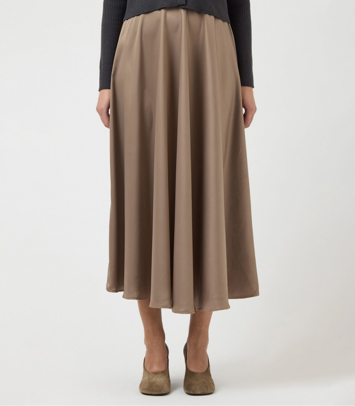YASPELLA HW VOLUME ANKLE SKIRT