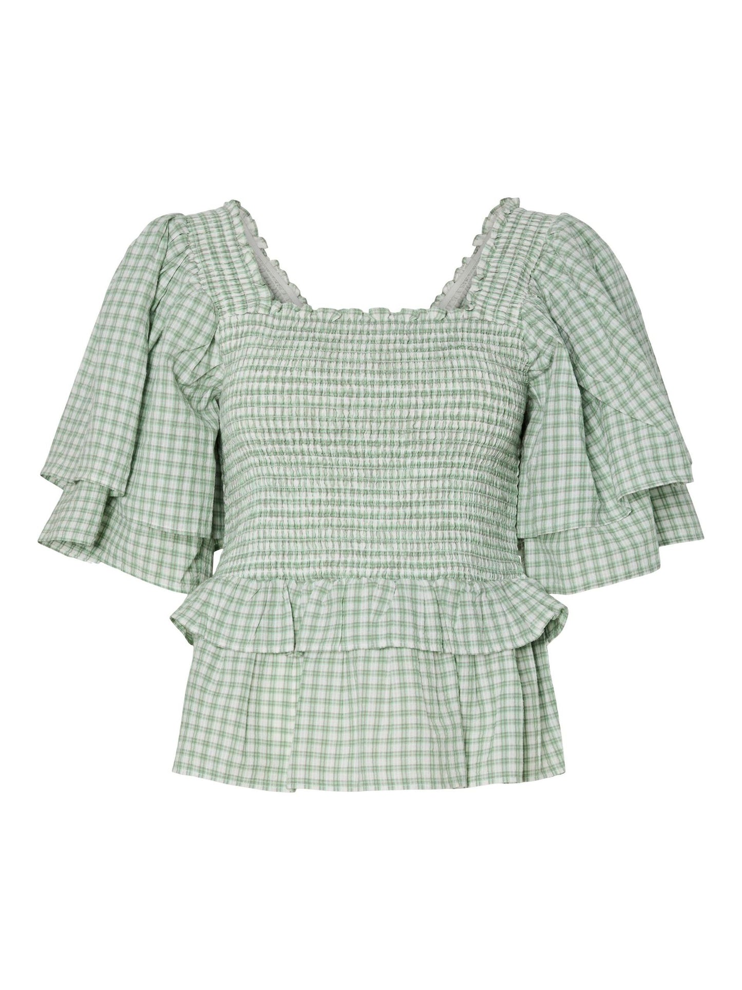 YASSEFERA 2/4 SMOCK TOP