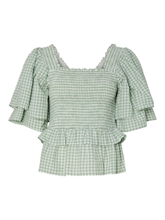 YASSEFERA 2/4 SMOCK TOP