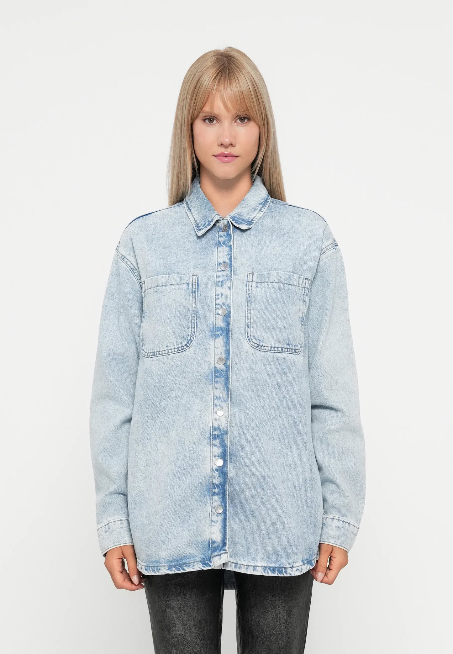 NMALVA L/S DENIM SHACKET