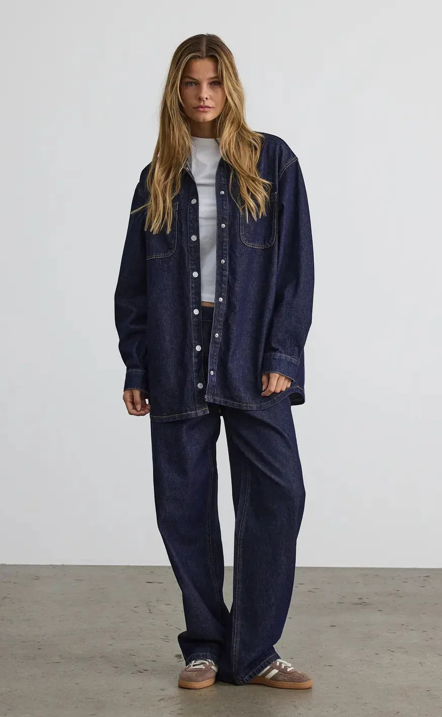 NMALVA L/S DENIM SHACKET