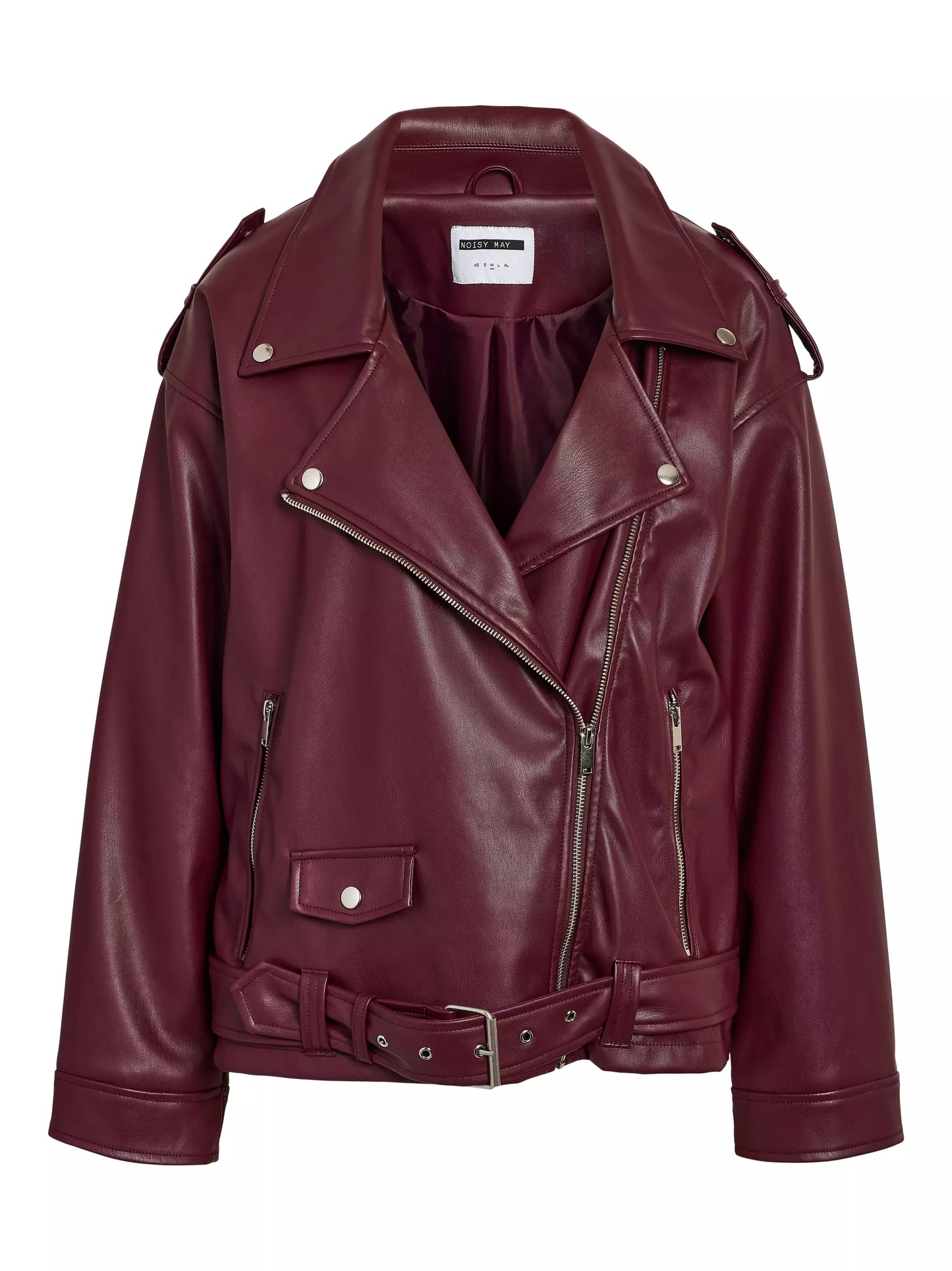 NMESTA PAULINA PU L/S BIKER JACKET
