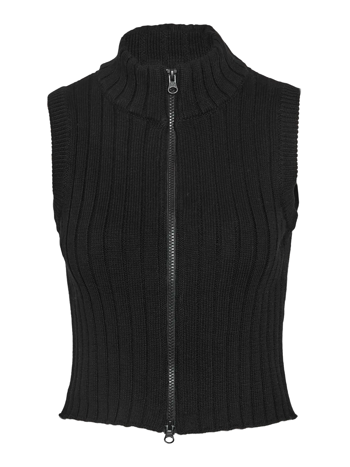 NMPENELOPE S/L ZIP KNIT VEST