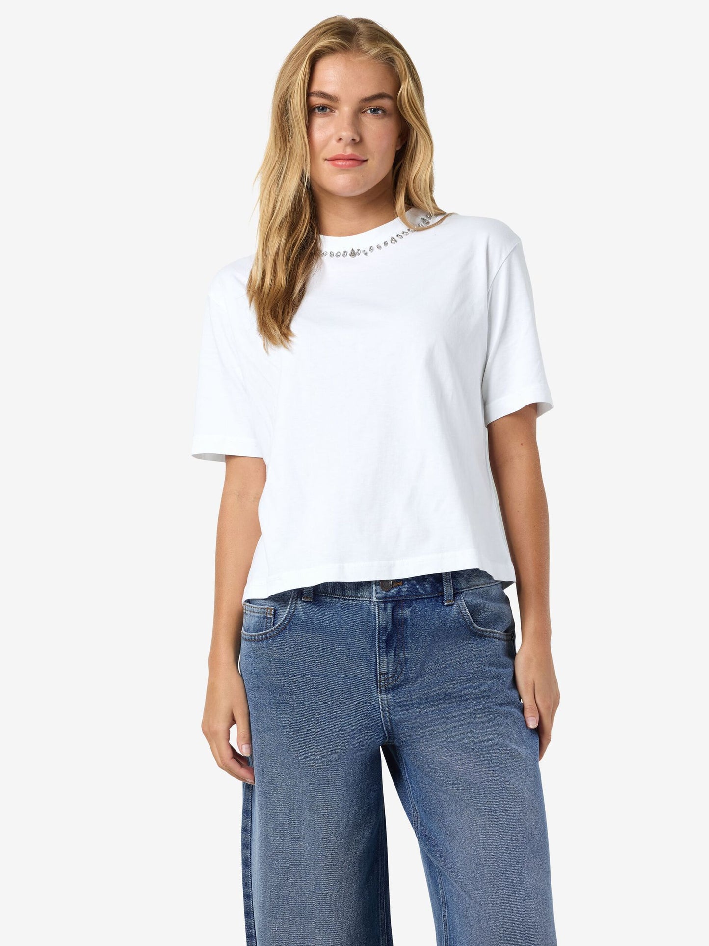 NMBELLE S/S SIMILI T-SHIRT