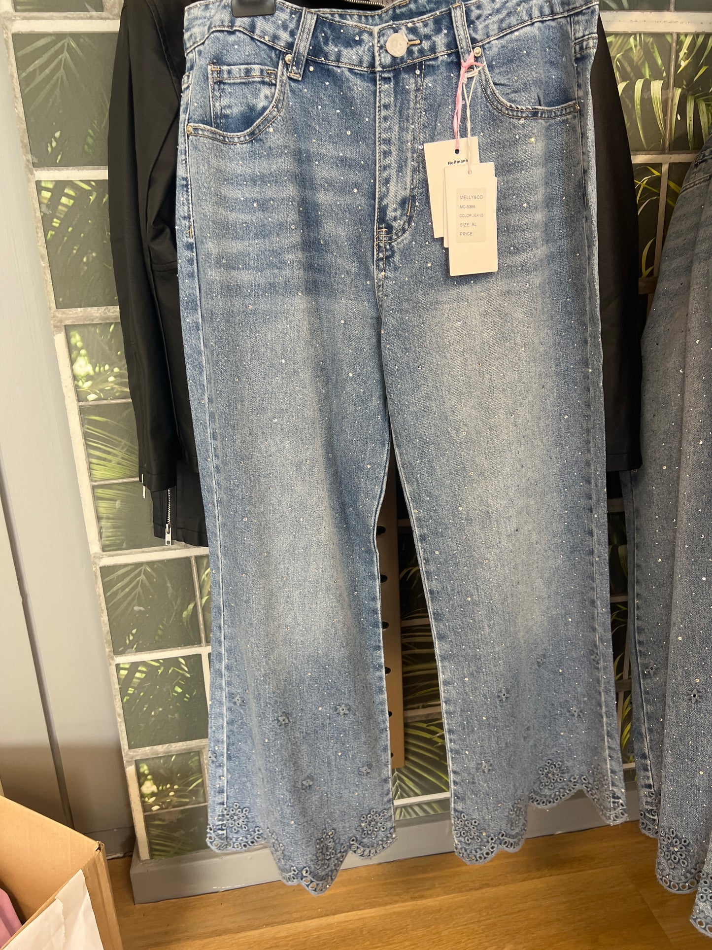 Jeans med glitter