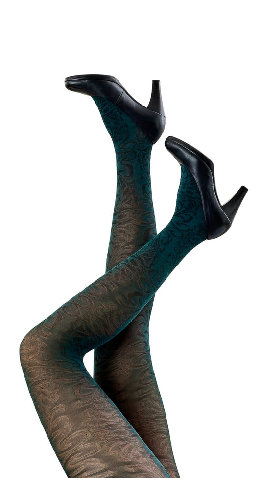 FESTIVAL HITZI 100 den microfibre tight green