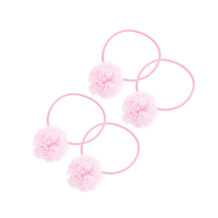 SVEA HÅRELASTIKKER - LYSERØD (4PAK)