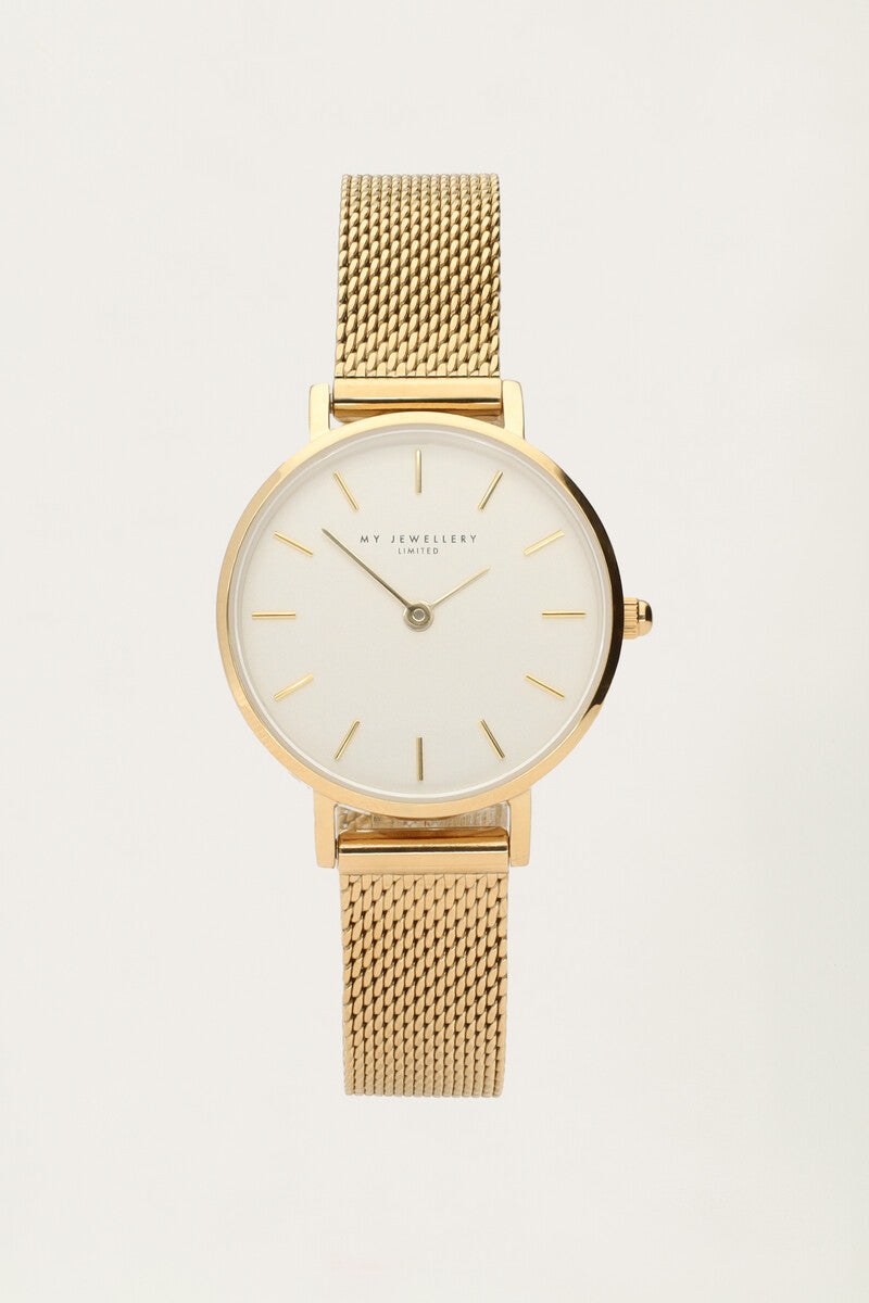 Rond horloge witte wijzerplaat