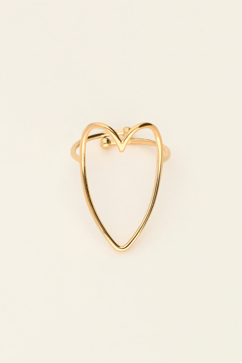 Ring open heart