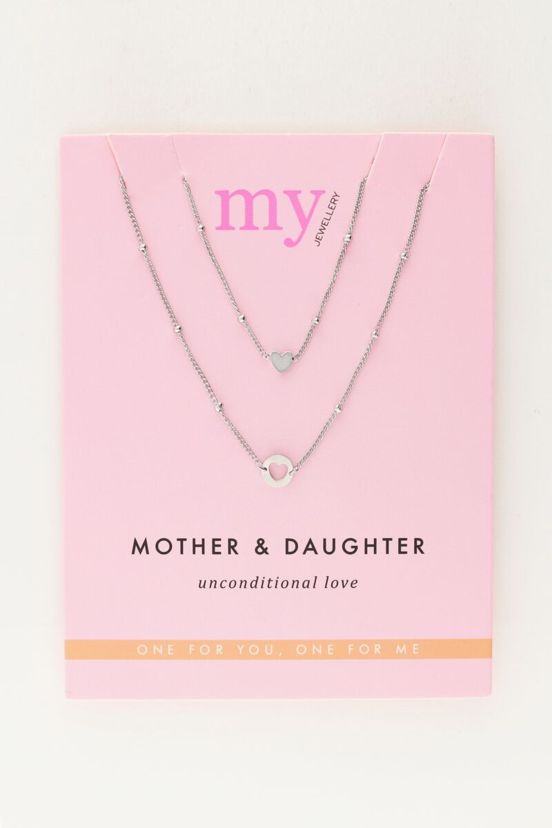 Mother & daughter necklace