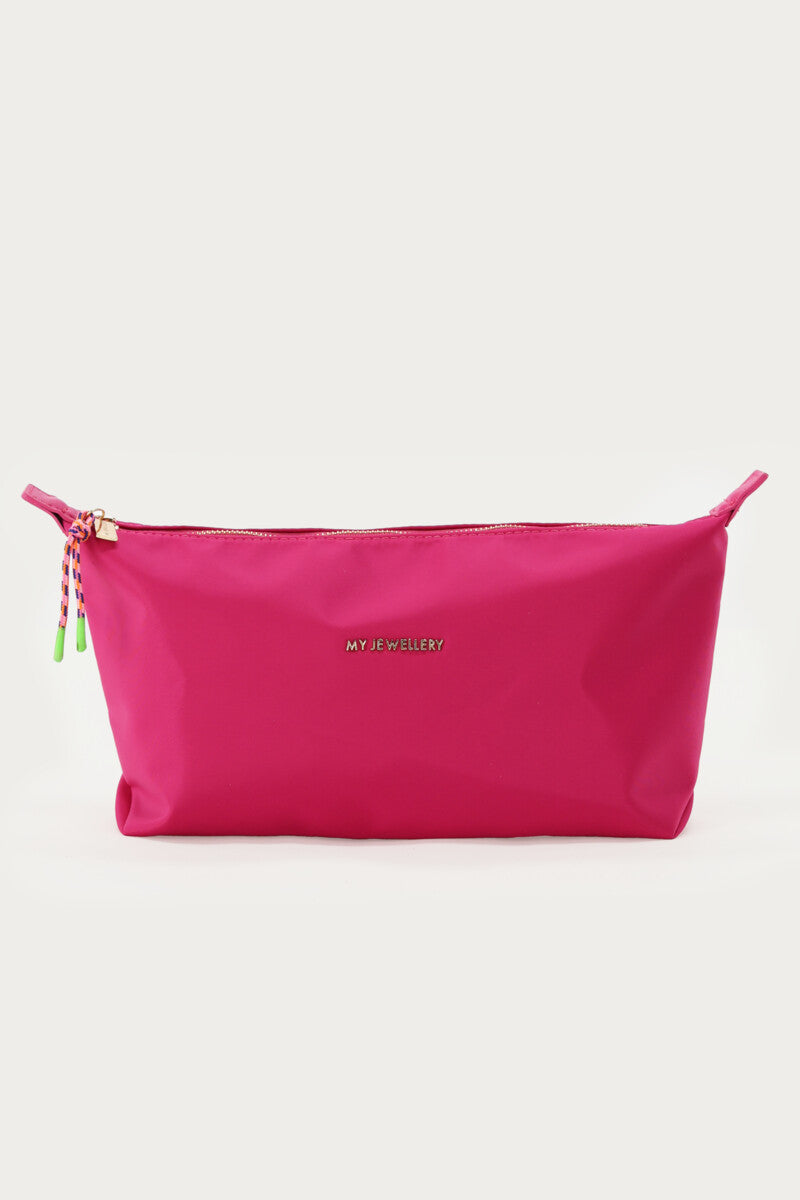 Pink large toiletry bag
