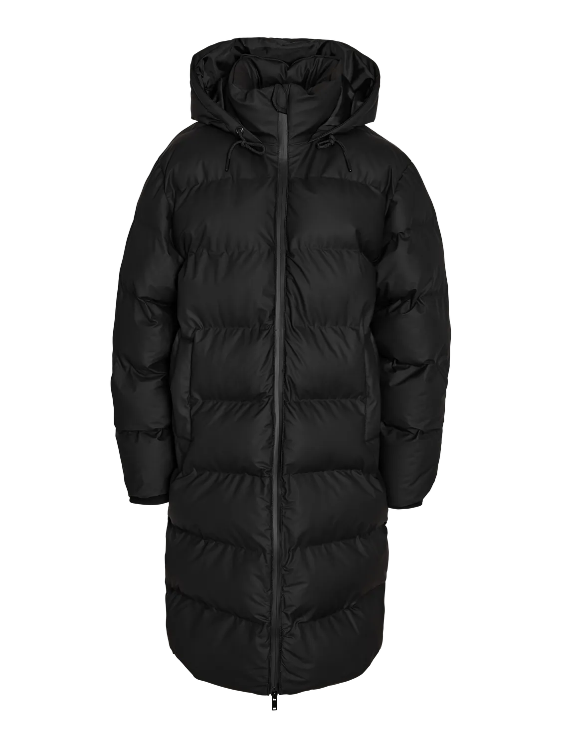 NMSKY L/S LONG COATED JACKET W ZIPPER