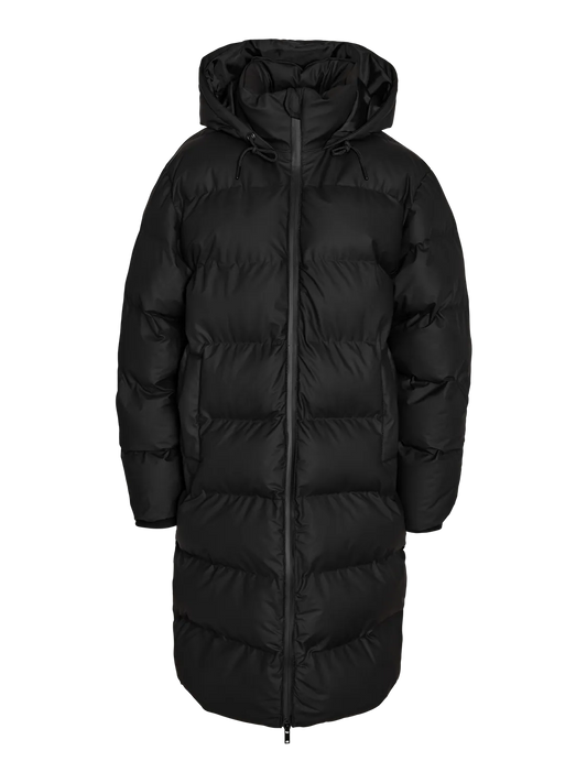 NMSKY L/S LONG COATED JACKET W ZIPPER