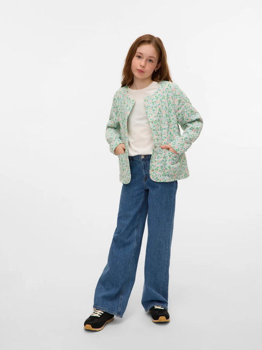 VMIRIS DITSY QUILT LS CARDIGAN WVN GIRL