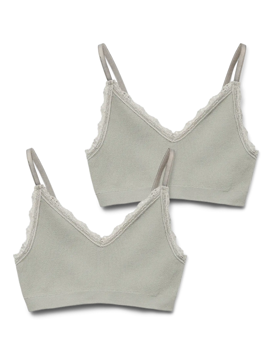 VMFLORA BRA TOP 2-PACK GIRL