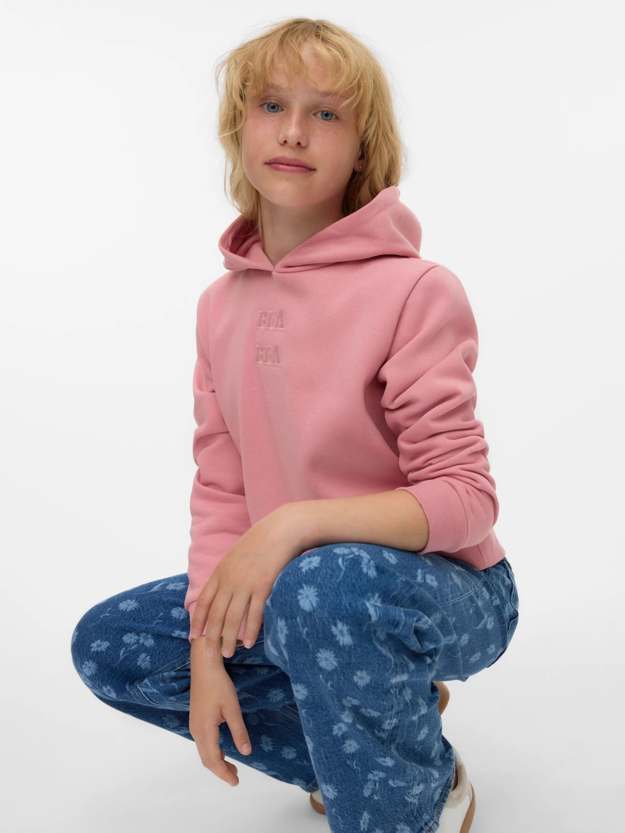 VMLANA LS HOODIE JRS GIRL