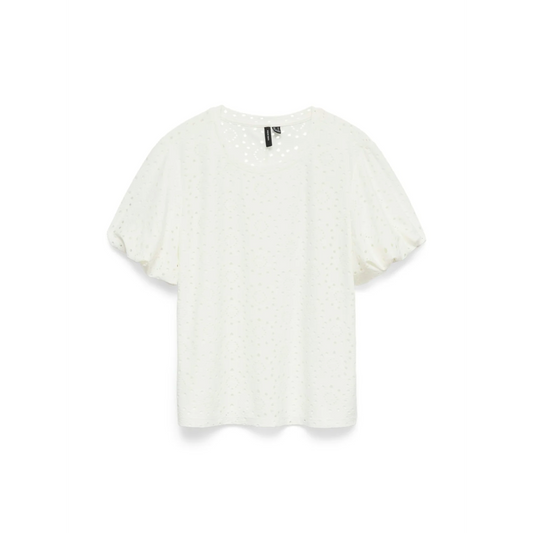VMTASSA LIV BALLOON SLEEVE TOP JRS GIRL