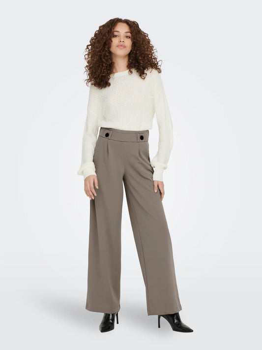 JDYGEGGO LIFE NEW LONG PANT DRIFTWOOD