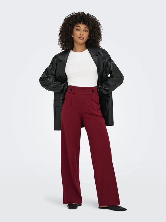 JDYGEGGO LIFE NEW LONG PANT WINE