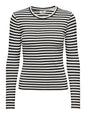 JDYFRANSISKA L/S STRIPE O-NECK TOP